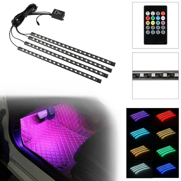 Neon Light in The Car 13 feet 2PCS Mobile Phone Bluetooth Control,Soft Atmosphere Light Universal USB Interface 12VDC RGB Scene Light Neon Light in The Car 13 feet 2PCS Mobile Phone Bluetooth Control,Soft Atmosphere Light Universal USB Interface 12VDC RGB Scene Light